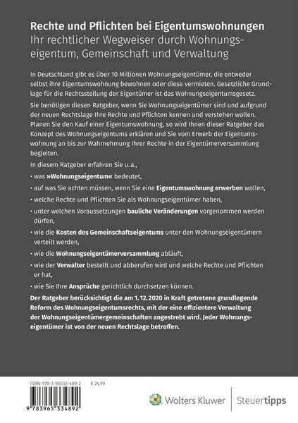 Produktbild: Rechte und Pflichten bei Eigentumswohnungen