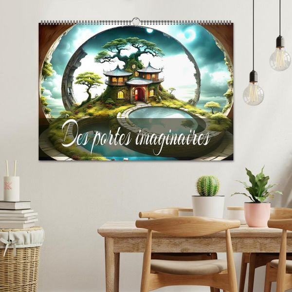 Produktbild: Des Portes imaginaires (Calendrier mural 2026 DIN A2 vertical), CALVENDO calendrier mensuel