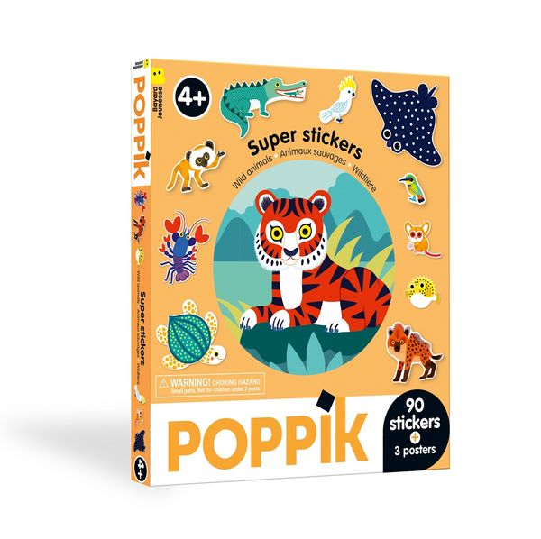 Produktbild: POPPIK - Sticker Box Wildtiere