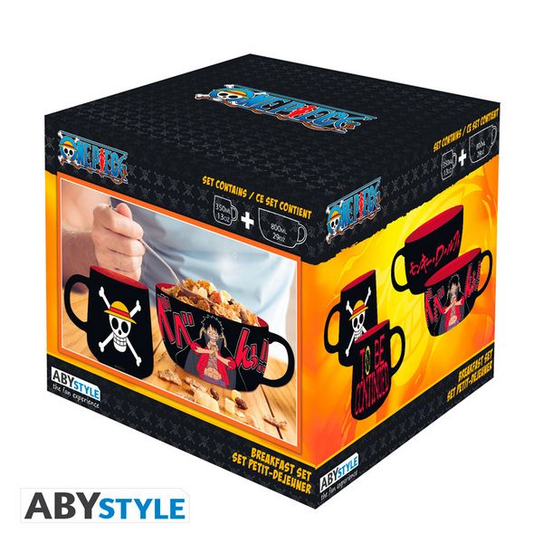 Produktbild: ONE PIECE - Breakfast Set Mug + Bowl - Luffy