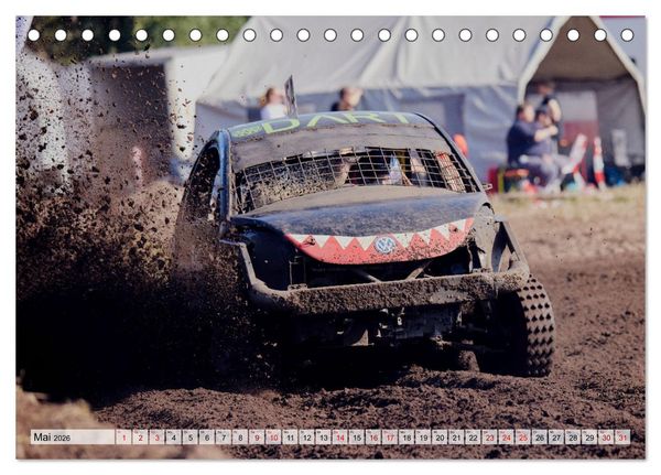 Produktbild: ACKERRENNEN (Tischkalender 2026 DIN A5 quer), CALVENDO Monatskalender