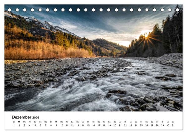Produktbild: Wasserwelt Schweiz (Tischkalender 2026 DIN A5 quer), CALVENDO Monatskalender