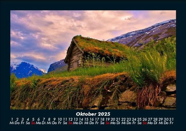 Produktbild: Bergige Welten 2025 Fotokalender DIN A5