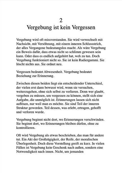 Produktbild: VERGEBEN, WAS MAN NICHT VERGESSEN KANN