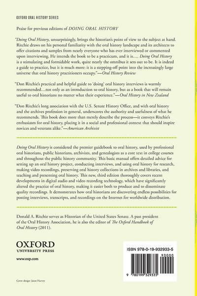 Produktbild: Doing Oral History