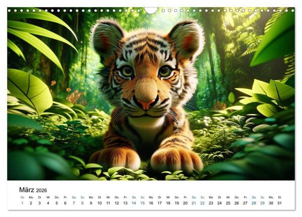 Produktbild: Baby-Tiere (Wandkalender 2026 DIN A3 quer), CALVENDO Monatskalender