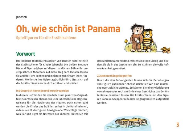 Produktbild: Oh, wie sch&ouml;n ist Panama. Erz&auml;hlschienen-Figurenset