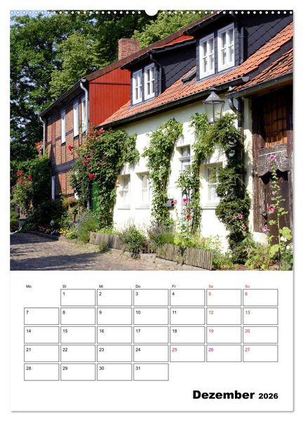 Produktbild: L&uuml;neburg, von der sch&ouml;nsten Seite (Wandkalender 2026 DIN A2 hoch), CALVENDO Monatskalender