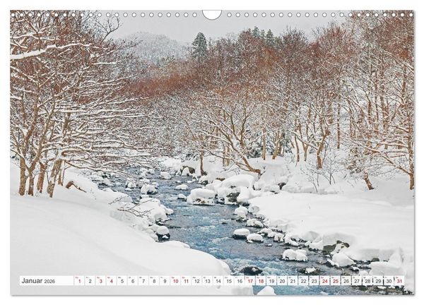 Produktbild: Wildes Japan - Hokkaido im Winter (Wandkalender 2026 DIN A3 quer), CALVENDO Monatskalender