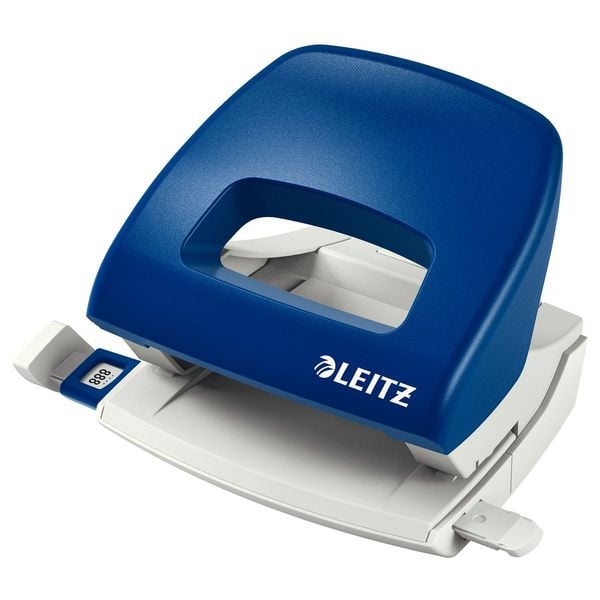 Leitz 50380035 Bürolocher New NeXXt Blau max. Einstellformat: DIN A4, Folio 16 Bl. (80 g/m²)