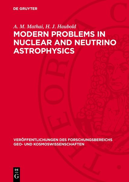 Produktbild: Modern Problems in Nuclear and Neutrino Astrophysics
