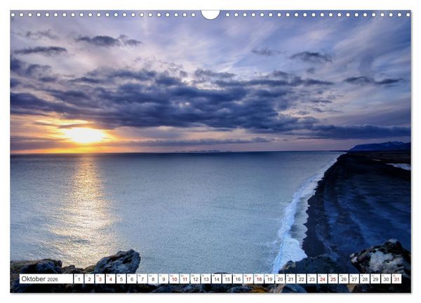 Produktbild: Island - faszinierende Landschaften im S&uuml;den (Wandkalender 2026 DIN A3 quer), CALVENDO Monatskalender