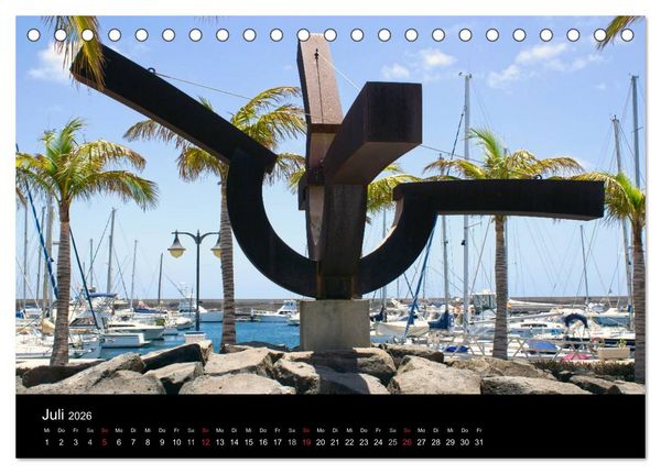 Produktbild: Mein Lanzarote (Tischkalender 2026 DIN A5 quer), CALVENDO Monatskalender