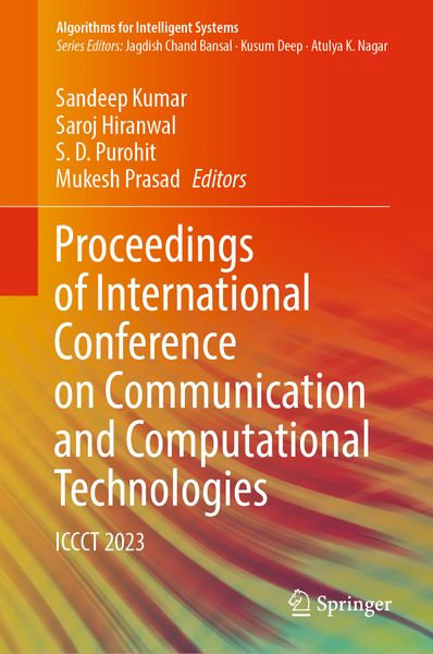 Produktbild: Proceedings of International Conference on Communication and Computational Technologies