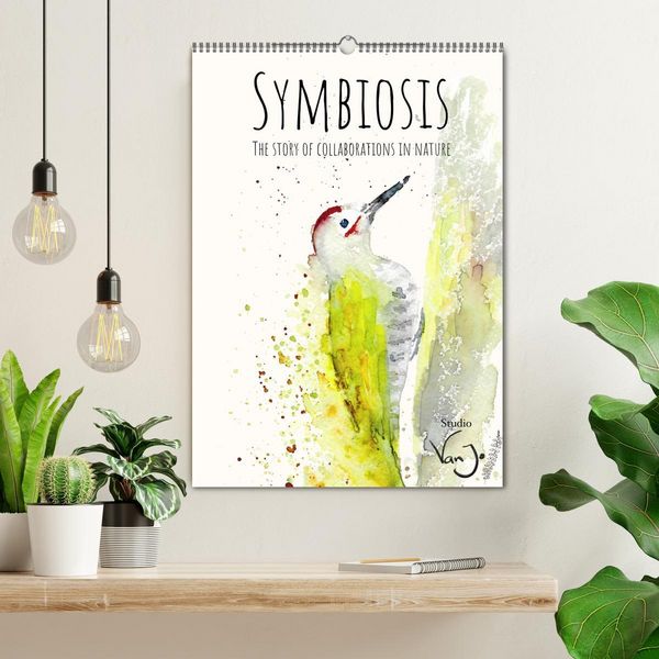 Produktbild: Symbiosis, the story of collaborations in nature (Wall Calendar 2026 DIN A2 portrait), CALVENDO 12 Month Wall Calendar