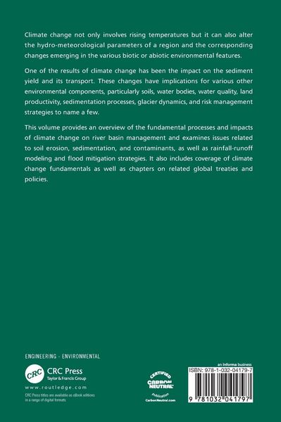 Produktbild: Handbook of Climate Change Impacts on River Basin Management