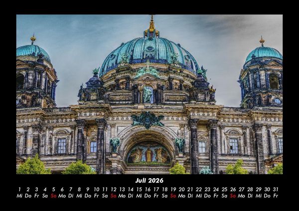 Produktbild: Berlin 2026 Fotokalender DIN A3