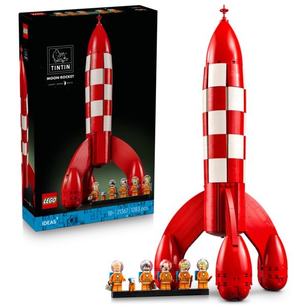 Produktbild: LEGO Ideas 21367 Die Mondrakete von Tintin, Modellbau f&uuml;r Erwachsene