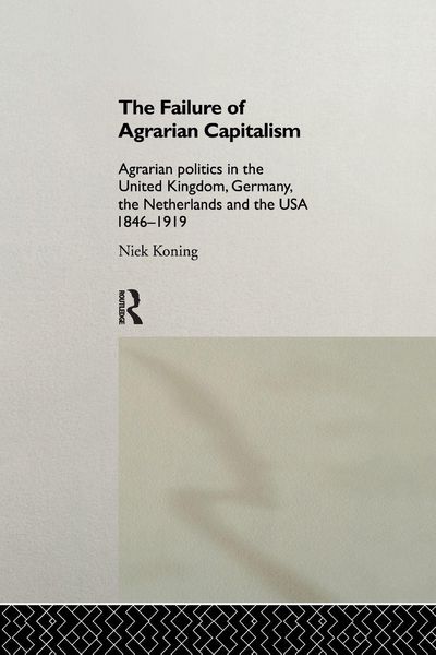Produktbild: The Failure of Agrarian Capitalism