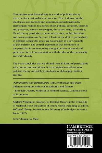 Produktbild: Nationalism and Particularity