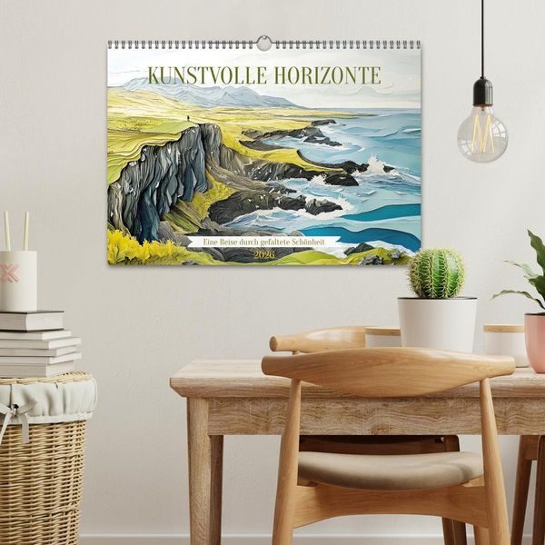 Produktbild: Kunstvolle Horizonte (Wandkalender 2026 DIN A3 quer), CALVENDO Monatskalender
