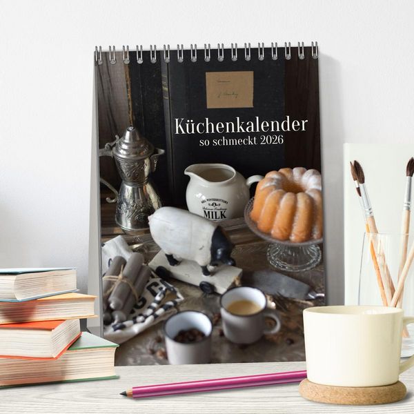 Produktbild: K&uuml;chenkalender - so schmeckt 2026 (Tischkalender 2026 DIN A5 hoch), CALVENDO Monatskalender