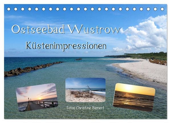 Produktbild: Ostseebad Wustrow K&uuml;stenimpressionen (Tischkalender 2026 DIN A5 quer), CALVENDO Monatskalender