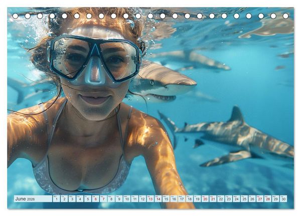 Produktbild: Epic Adrenaline Moments (Desk Calendar 2026 DIN A5 landscape), CALVENDO 12 Month DeskCalendar