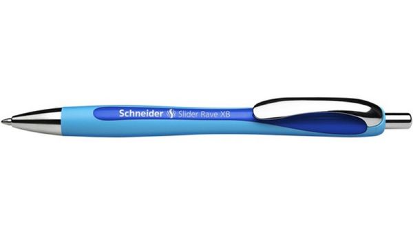 Schneider Kugelschreiber Slider XB Rave blau