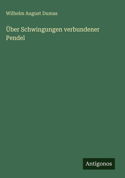 Produktbild: &Uuml;ber Schwingungen verbundener Pendel