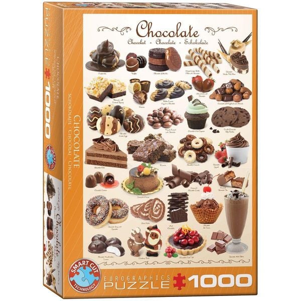 Eurographics 6000-0411 - Schokolade , Puzzle, 1.000 Teile