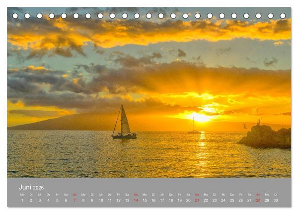 Produktbild: SPIRIT OF HAWAII (Tischkalender 2026 DIN A5 quer), CALVENDO Monatskalender