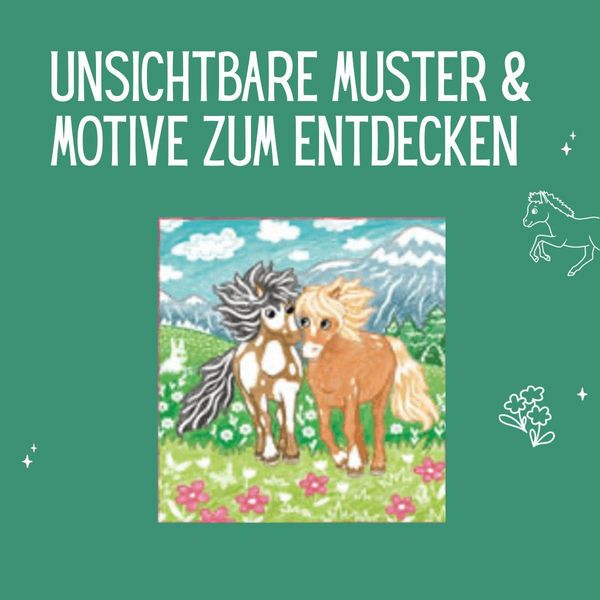 Produktbild: Zauberpapier Malbuch Pferde