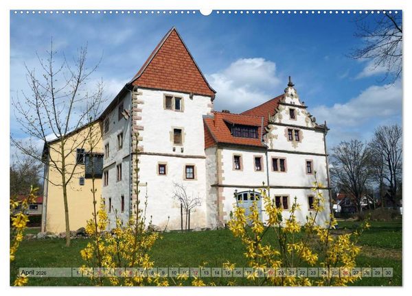 Produktbild: Wunderbares Th&uuml;ringen - Schl&ouml;sschen (hochwertiger Premium Wandkalender 2026 DIN A2 quer), Kunstdruck in Hochglanz