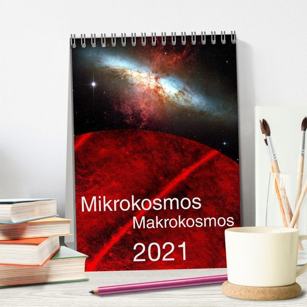 Produktbild: Mikrokosmos &ndash; Makrokosmos (Tischkalender 2026 DIN A5 hoch), CALVENDO Monatskalender