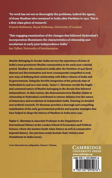 Produktbild: Muslim Belonging in Secular India