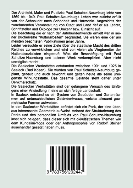 Produktbild: Paul Schultze-Naumburg und die Saalecker Werkst&auml;tten