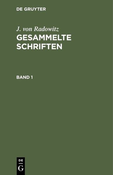 Produktbild: Gesammelte Schriften. Band 1