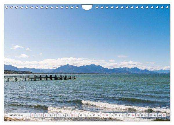 Produktbild: Urlaubsregion Bayern (Wandkalender 2026 DIN A4 quer), CALVENDO Monatskalender