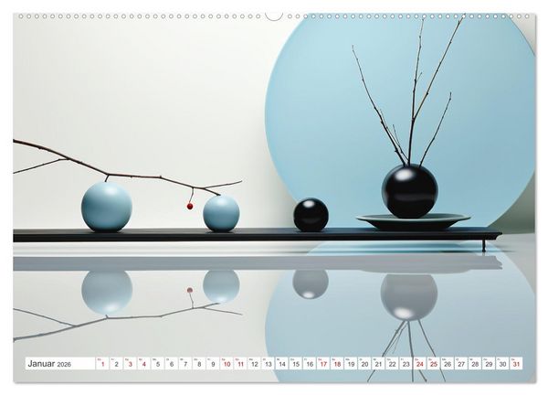 Produktbild: Einklang und Harmonie (Wandkalender 2026 DIN A2 quer), CALVENDO Monatskalender