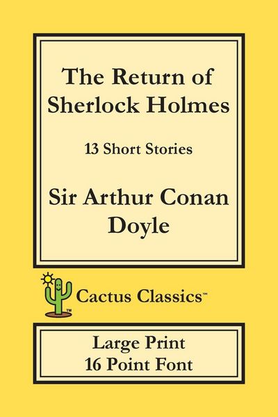Produktbild: The Return of Sherlock Holmes (Cactus Classics Large Print)