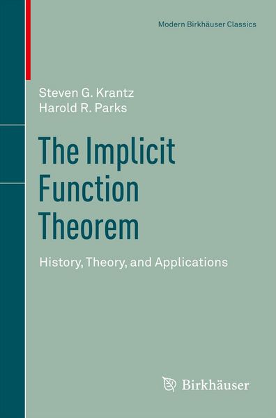 Produktbild: The Implicit Function Theorem