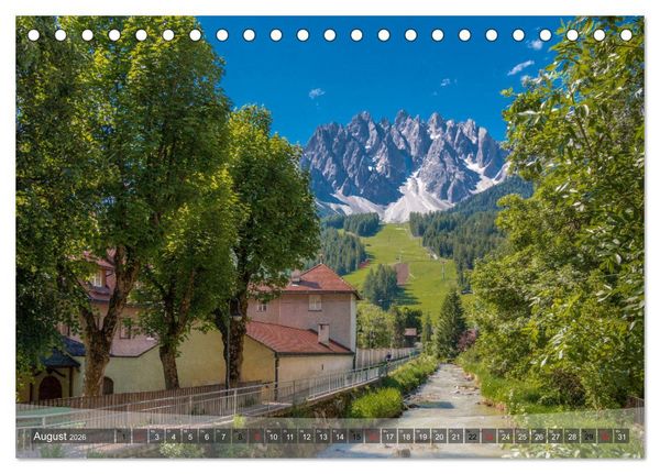 Produktbild: Pustertal im Osten S&uuml;dtirols (Tischkalender 2026 DIN A5 quer), CALVENDO Monatskalender