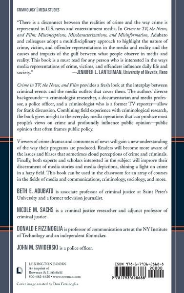 Produktbild: Crime in TV, the News, and Film