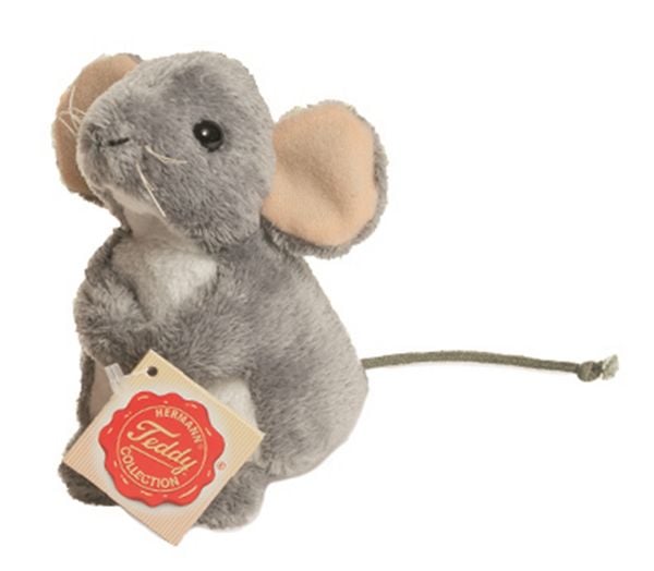 Produktbild: Teddy Hermann 92603 - Maus Pl&uuml;schtier, 11 cm, sortiert, 1 St&uuml;ck