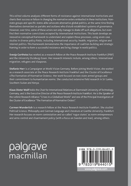 Produktbild: Resistance and Change in World Politics