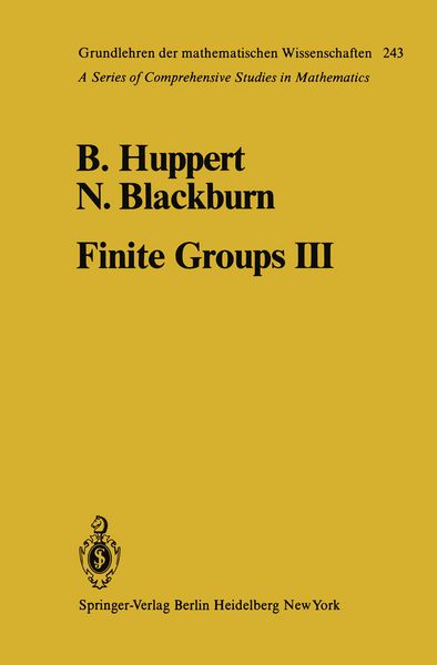 Produktbild: Finite Groups III