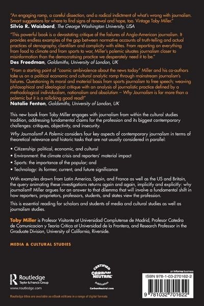 Produktbild: Why Journalism? A Polemic