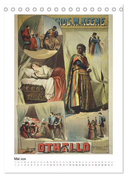 Produktbild: NOSTALGIE Poster aus Film, Theater und Werbung (Tischkalender 2026 DIN A5 hoch), CALVENDO Monatskalender