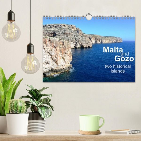 Produktbild: Malta and Gozo two historical islands (Wall Calendar 2026 DIN A4 landscape), CALVENDO 12 Month Wall Calendar